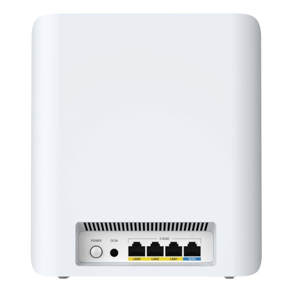 ASUS ZenWiFi BT7 BE9400 – 1er Pack weiß Tri-band (2,4 GHz / 5 GHz / 6 GHz) Wi-Fi 7 (802.11be) Wit 3 Intern (90IG0AM0-MO9C00)