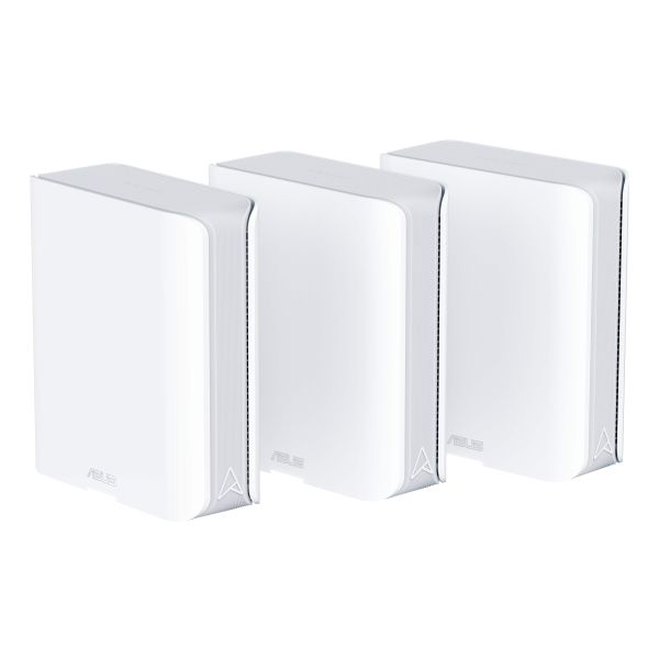 ASUS ZenWiFi BT7 BE9400 – 3er Pack weiß Tri-band (2,4 GHz / 5 GHz / 6 GHz) Wi-Fi 7 (802.11be) Wit 3 Intern (90IG0AM0-MO9C40)
