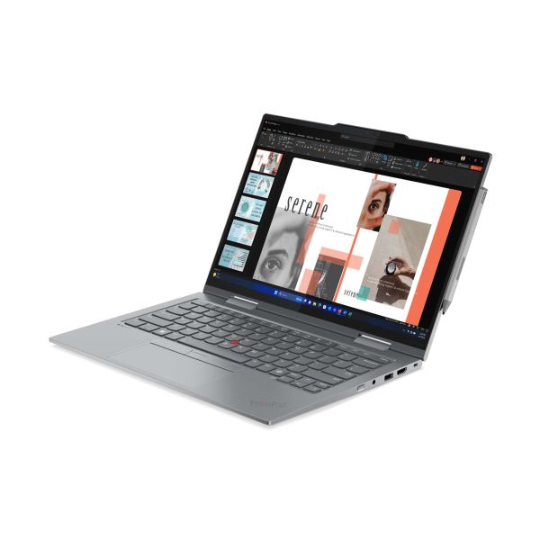 Lenovo ThinkPad X1 2-in-1 Gen 9 Intel Core Ultra 7 155U Hybride (2-in-1) 35,6 cm (14") Touchscreen WUXGA 16 GB LPDDR5x-SDRAM 512 GB SSD Wi-Fi 6E (802.11ax) Windows 11 Pro Frans Grijs (21KE0033FR)