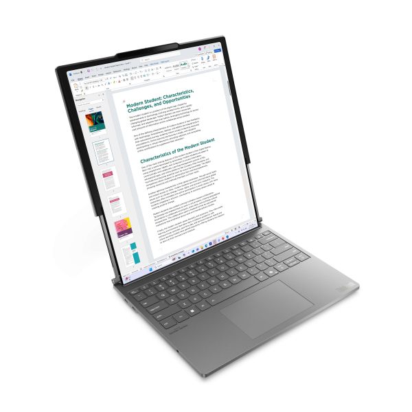 Lenovo ThinkBook Plus G6 Rollable Copilot+ PC Intel Core Ultra 7 258V Laptop 42,4 cm (16.7") 32 GB LPDDR5x-SDRAM 1 TB SSD Wi-Fi 7 (802.11be) Windows 11 Pro Frans Grijs (21TR0000FR)