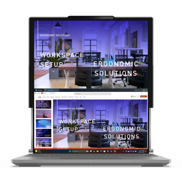 Lenovo ThinkBook Plus G6 Rollable Copilot+ PC Intel Core Ultra 7 258V Laptop 42,4 cm (16.7") 32 GB LPDDR5x-SDRAM 1 TB SSD Wi-Fi 7 (802.11be) Windows 11 Pro Frans Grijs (21TR0000FR)