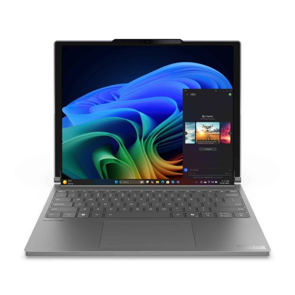 Lenovo ThinkBook Plus G6 Rollable Copilot+ PC Intel Core Ultra 7 258V Laptop 42,4 cm (16.7") 32 GB LPDDR5x-SDRAM 1 TB SSD Wi-Fi 7 (802.11be) Windows 11 Pro Frans Grijs (21TR0000FR)