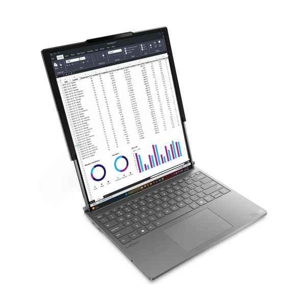 Lenovo ThinkBook Plus G6 Rollable Copilot+ PC Intel Core Ultra 7 258V Laptop 42,4 cm (16.7") 32 GB LPDDR5x-SDRAM 1 TB SSD Wi-Fi 7 (802.11be) Windows 11 Pro Frans Grijs (21TR0000FR)