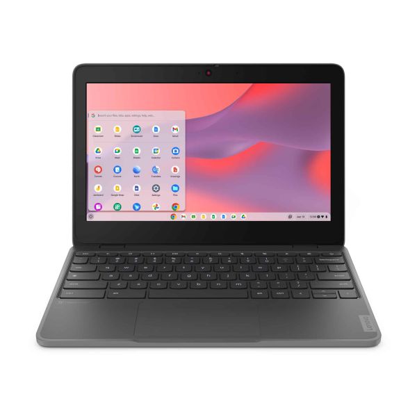 Lenovo 100e Chromebook Gen 4 (Intel) Intel® N N100 29,5 cm (11.6") HD 8 GB LPDDR5-SDRAM 64 GB eMMC Wi-Fi 6E (802.11ax) ChromeOS Frans Grijs (83G80007FR)