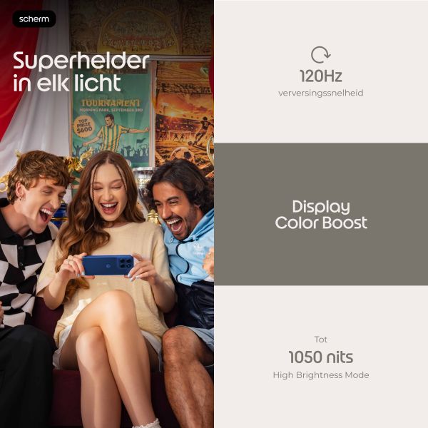 Motorola moto g37 16,9 cm (6.67") Dual SIM Android 16.0 5G USB Type-C 4 GB 128 GB 5200 mAh Blauw (PBCE0004SE) Motorola moto g37 16,9 cm (6.67") Dual SIM Android 16.0 5G USB Type-C 4 GB 128 GB 5200 mAh Blauw (PBCE0004SE)