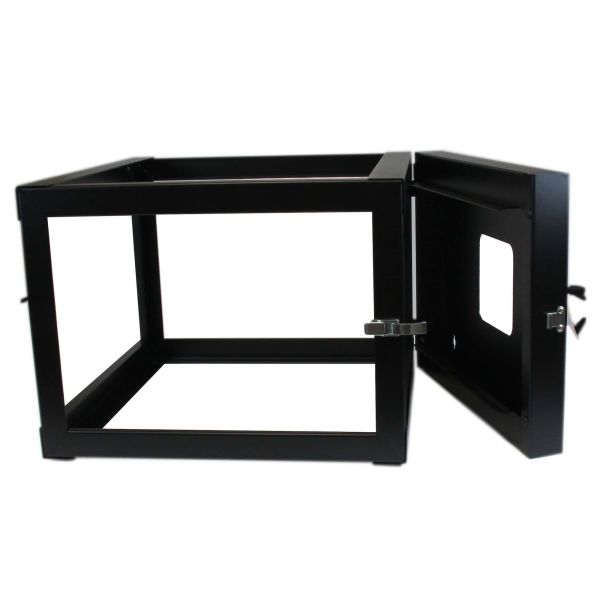 StarTech.com 4 Post 6U Scharnierend Wall-Mount Server Rack, 19" Open Frame Netwerk Rack, 50cm Montage Diepte, Swing Out Data Rack voor IT/AV/Patchpaneel/Computer (RK619WALLOH) StarTech.com 4 Post 6U Scharnierend Wall-Mount Server Rack, 19" Open Frame Netwerk Rack, 50cm Montage Diepte, Swing Out Data Rack voor IT/AV/Patchpaneel/Computer (RK619WALLOH)