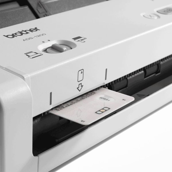 Brother ADS-1200 scanner ADF-scanner 600 x 600 DPI A4 Zwart, Wit (ADS1200UN1)