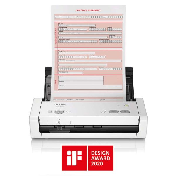 Brother ADS-1200 scanner ADF-scanner 600 x 600 DPI A4 Zwart, Wit (ADS1200UN1)