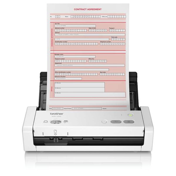 Brother ADS-1200 scanner ADF-scanner 600 x 600 DPI A4 Zwart, Wit (ADS1200UN1)