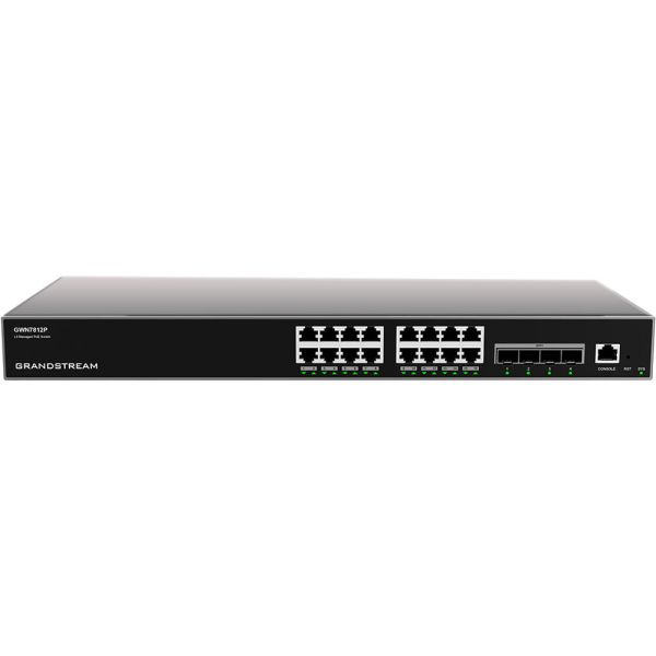 Grandstream GWN7812P 16-Port PoE Layer 3 Managed Switch (GRANDSTREAM_GWN7812P)