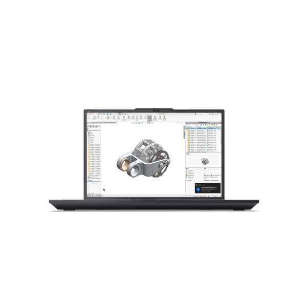 Lenovo ThinkPad P16v Gen 3 (Intel) Intel Core Ultra 7 255H Mobiel werkstation 40,6 cm (16") WUXGA 32 GB DDR5-SDRAM 1 TB SSD NVIDIA RTX PRO 2000 Blackwell Wi-Fi 7 (802.11be) Windows 11 Pro Frans Zwart (21RS004DFR)