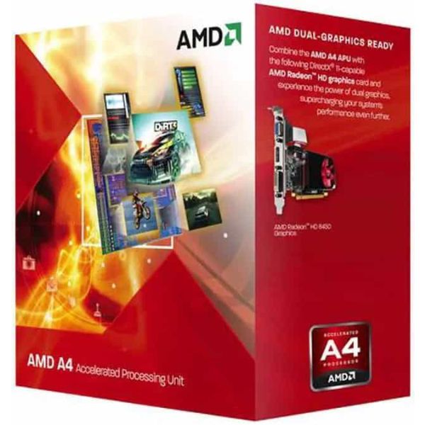 AMD A4-3400 2.7 GHz Dual-Core Processor (AD3400OJGXBOX)