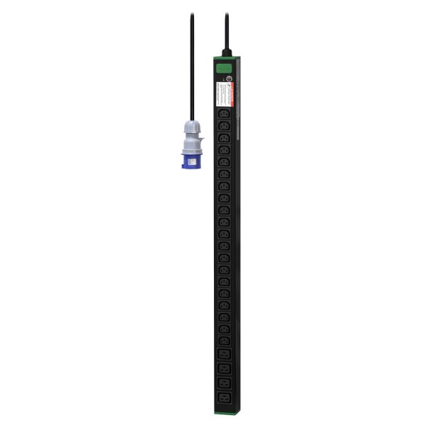 APC Easy Rack PDU, Basic, verticaal, 1-fasig, 3,7 kW, 230 V, 16 A, 20 x C13- en 4 x C19-aansluitingen, IEC 60309-stekker