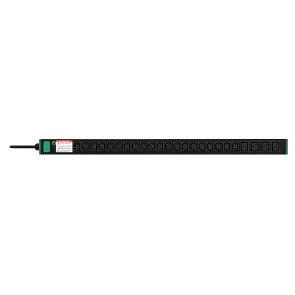 APC Easy Rack PDU, Basic, verticaal, 1-fasig, 3,7 kW, 230 V, 16 A, 20 x C13- en 4 x C19-aansluitingen, IEC 60309-stekker