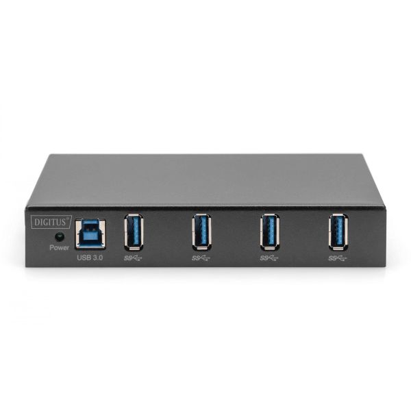 Digitus USB Hub 4-3.0 4xA3.0 Industrial Line Black (DA-70257)