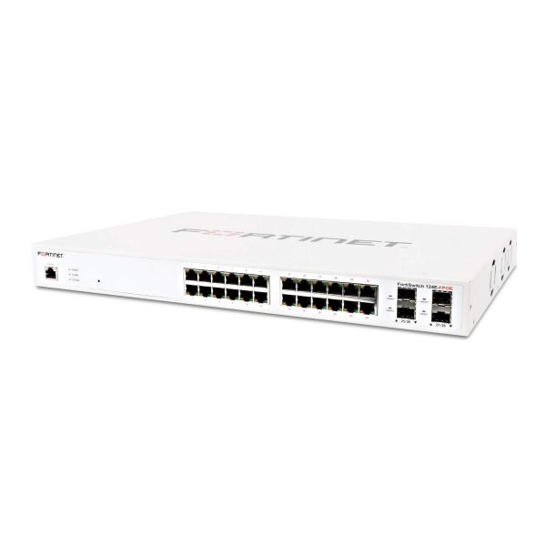 Fortinet Managed L2+ POE Switch 24 GE Ports 4 SFP+ Rack Mount (FS124FPOE)