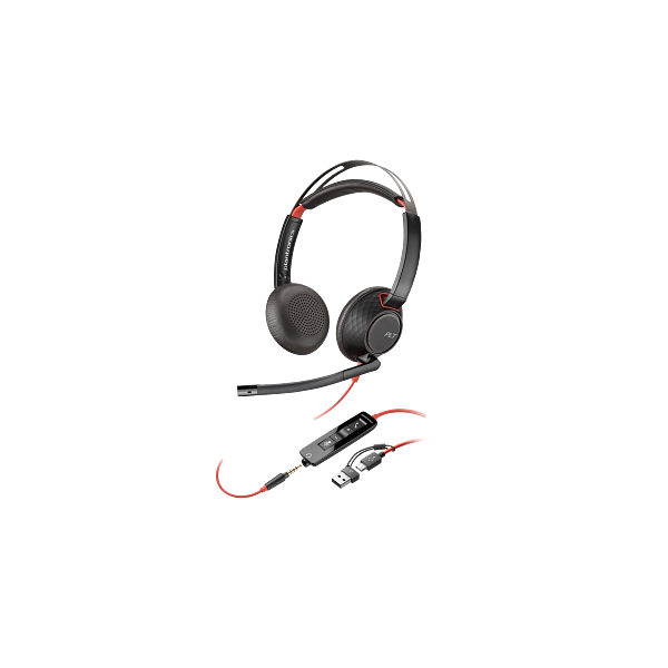 HP Plantronics Blackwire C5210 USB-C Headset (207577-01)