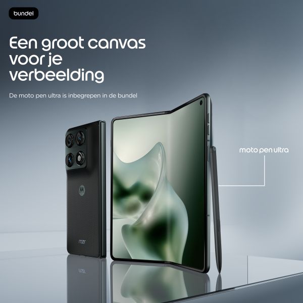Motorola razr fold 20,6 cm (8.09") Dual SIM Android 16.0 5G USB Type-C 16 GB 512 GB 6000 mAh Zwart (PBAX0002SE)