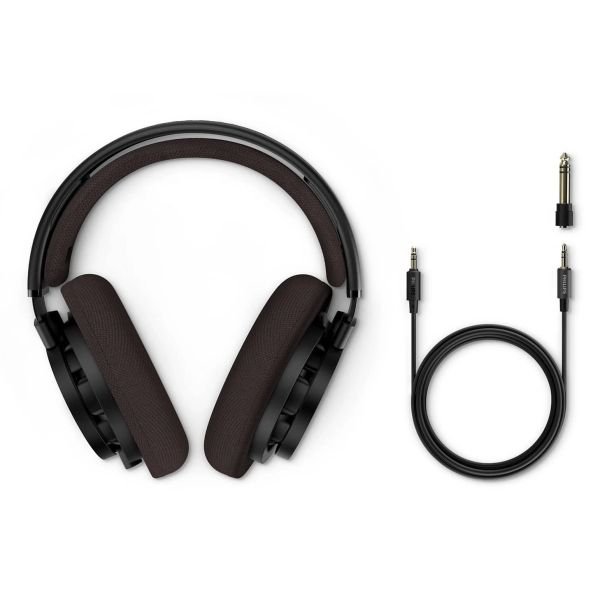 Philips SHP9500CY/00 hoofdtelefoon/headset Hoofdtelefoons Bedraad Hoofdband Muziek Zwart, Bruin (SHP9500CY/00)
