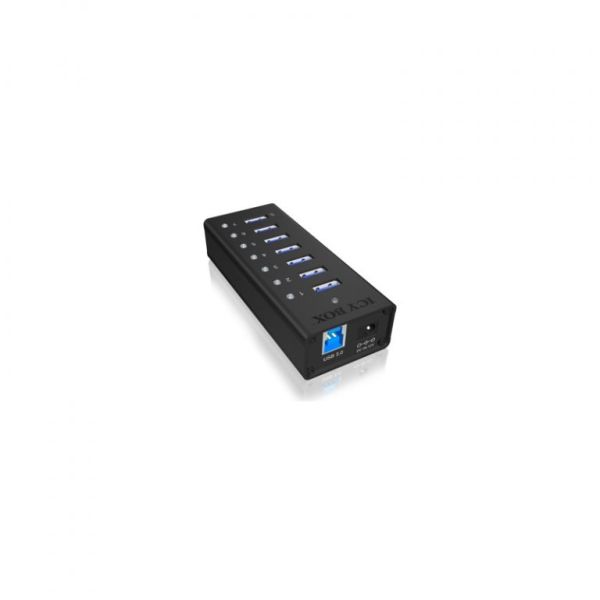 RaidSonic Icy Box IB-AC618 7-Port USB 3.0 Hub (62727-IB)