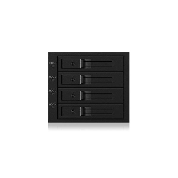 ICY BOX IB-564SAS-12G disk array Zwart (IB-564SAS-12G) ICY BOX IB-564SAS-12G disk array Zwart (IB-564SAS-12G)