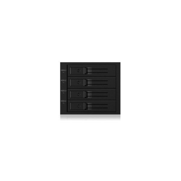 ICY BOX IB-564SAS-12G disk array Zwart (IB-564SAS-12G)