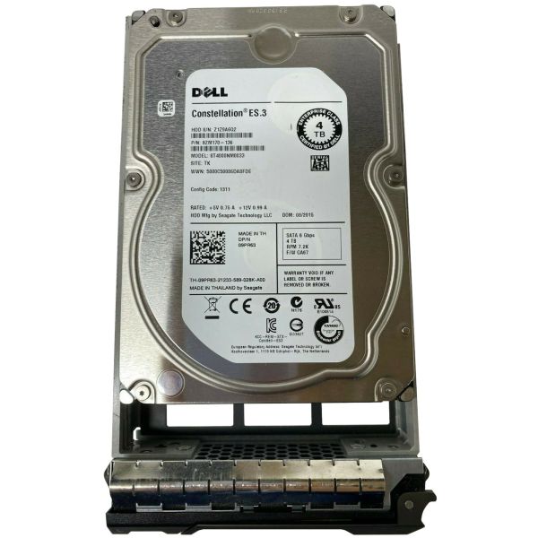 Dell 4TB SATA III 3.5-inch Harde Schijf (NG1F1-RFB)