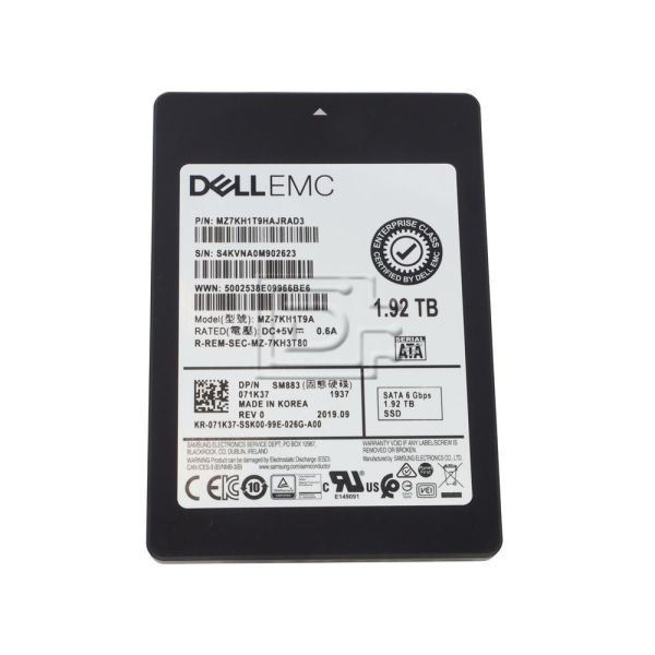 Dell EMC 1,92TB SATA 6Gbps (XKF5Y-RFB)