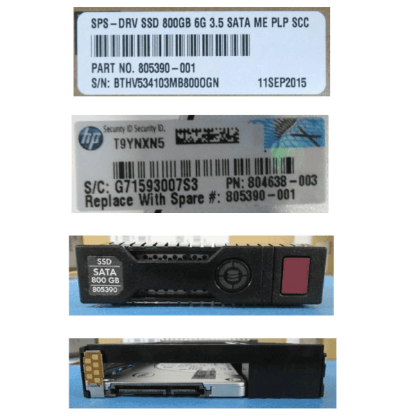 HP 800GB LFF SATA (805375-001-RFB)