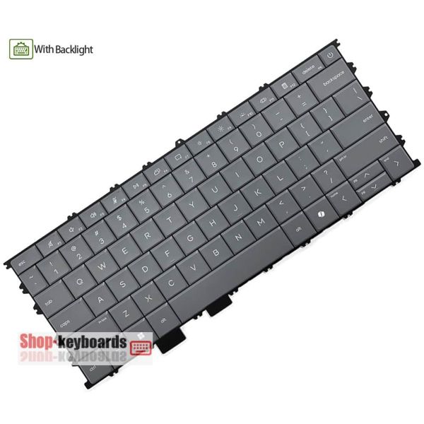 HP Toetsenbord DKO ISK met Backlight Internationaal (P84710-B31)