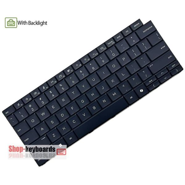 HP Toetsenbord met Backlight INTL (P86838-B31)