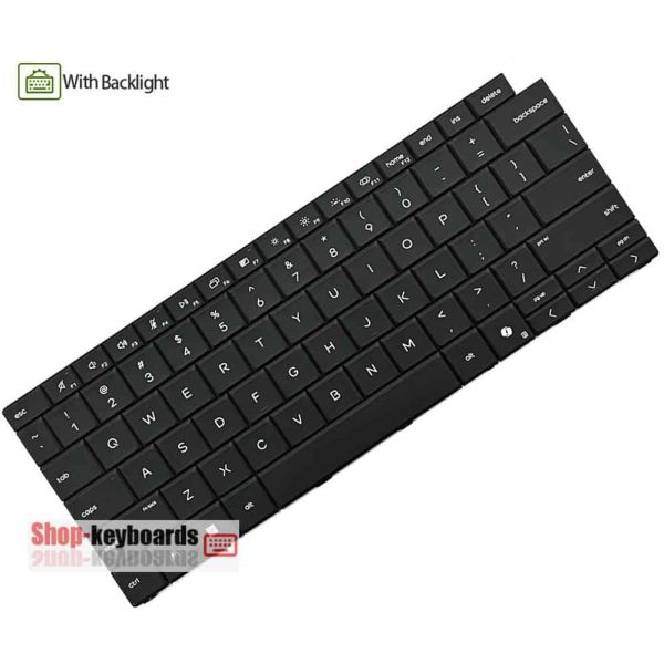HP SPS-KEYBOARD GLS BL SWISS (P86840-BG1)