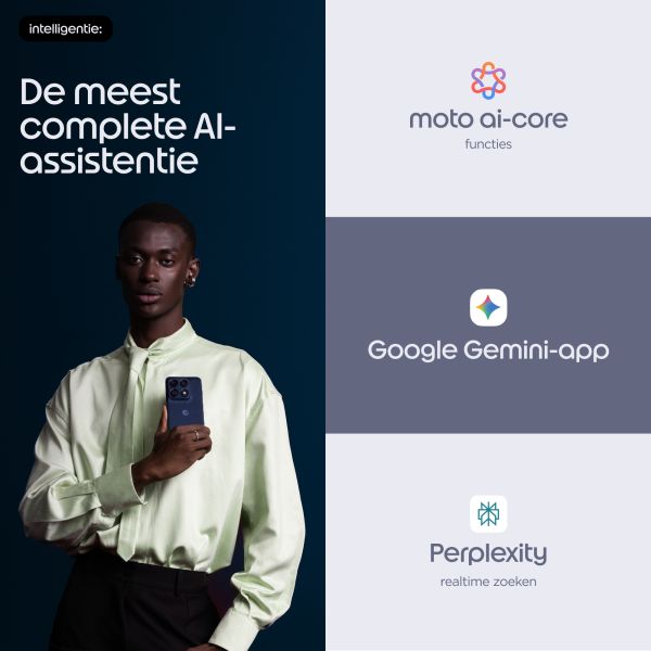 Motorola edge 70 pro 17,2 cm (6.78") Dual SIM Android 16.0 5G USB Type-C 8 GB 256 GB 6500 mAh Donkerblauw (PBC20079SE) Motorola edge 70 pro 17,2 cm (6.78") Dual SIM Android 16.0 5G USB Type-C 8 GB 256 GB 6500 mAh Donkerblauw (PBC20079SE)