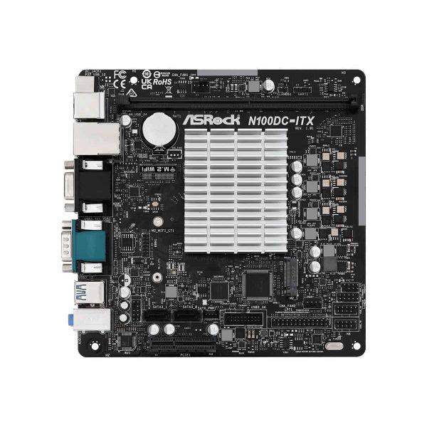 ASRock N100DC-ITX Mini ITX Motherboard (90-MXBLM0-A0UAYZ)