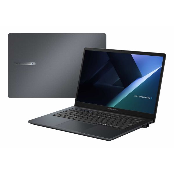 ASUS ExpertBook B1 B1403CVA-S68428XA Intel Core 3 100U Laptop 35,6 cm (14") Full HD 8 GB DDR5-SDRAM 256 GB SSD Wi-Fi 6E (802.11ax) Windows 11 Pro Education US International Grijs (90NX0811-M0A5N0)