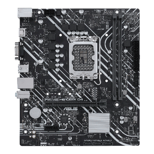 ASUS Prime H610M-K D4 Motherboard (PRIMEH610M-KD4)