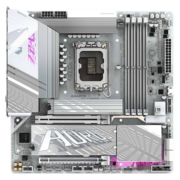 GIGABYTE Z890M AORUS ELITE WIFI7 ICE Intel Z890 LGA 1851 (Socket V1) ATX (Z890M A ELITE WF7 ICE)