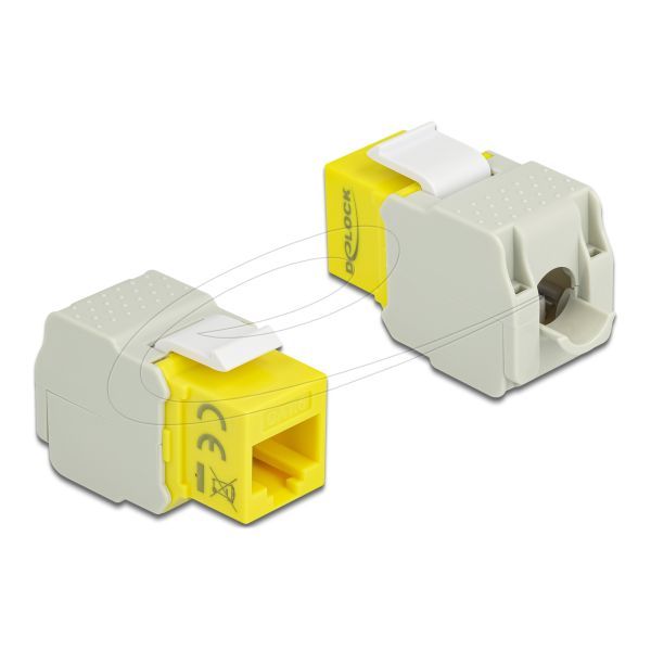 Delock Easy 45 Modul Cinch Buchse naar Cinch Buchse Verguld (91817)