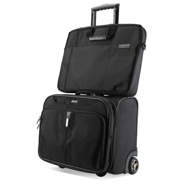 Acer Traveler Case XL notebooktas 43,9 cm (17.3") Aktetas Zwart (NP.BAG1A.190)