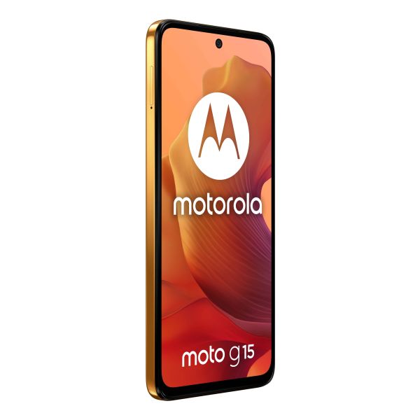Motorola moto g15 17,1 cm (6.72") Dual SIM Android 15 4G USB Type-C 4 GB 128 GB 5200 mAh Oranje (PB6E0000SE) Motorola moto g15 17,1 cm (6.72") Dual SIM Android 15 4G USB Type-C 4 GB 128 GB 5200 mAh Oranje (PB6E0000SE)