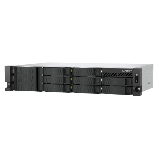 QNAP TS-H1065EU-RP Opslagserver Rack (2U) 8 GB DDR5 0 TB QNAP QTS Zwart (TS-H1065EU-RP-8G)