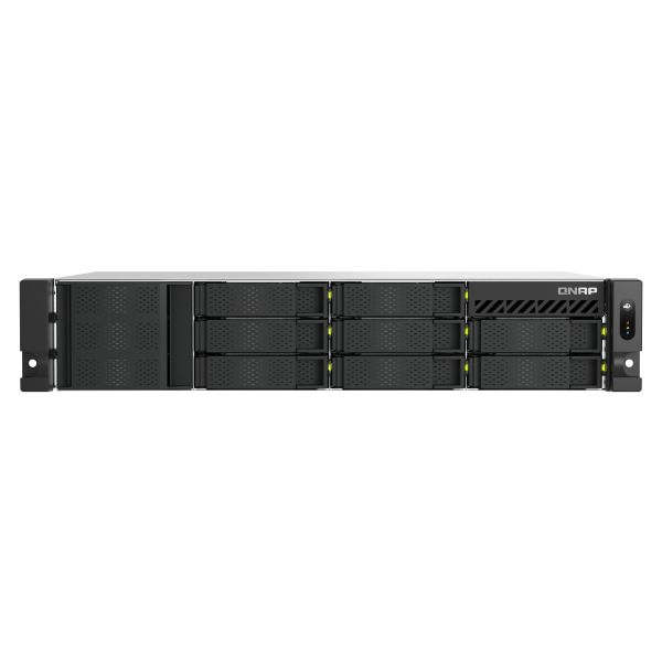 QNAP TS-H1065EU-RP Opslagserver Rack (2U) 8 GB DDR5 0 TB QNAP QTS Zwart (TS-H1065EU-RP-8G)