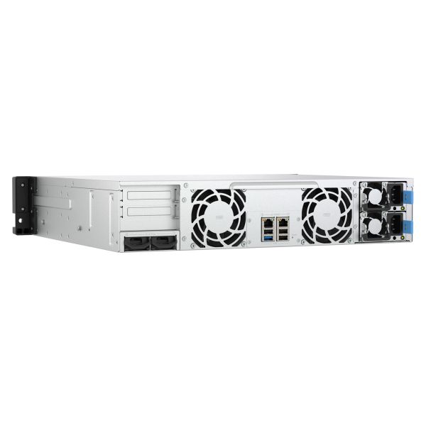 QNAP TS-H1465U-RP Opslagserver Rack (2U) 8 GB DDR5 0 TB QNAP QTS Zwart (TS-H1465U-RP-8G) QNAP TS-H1465U-RP Opslagserver Rack (2U) 8 GB DDR5 0 TB QNAP QTS Zwart (TS-H1465U-RP-8G)