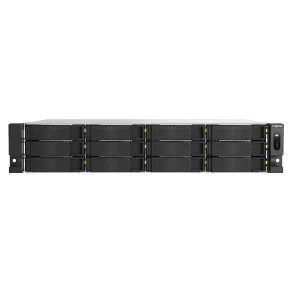 QNAP TS-H1465U-RP Opslagserver Rack (2U) 8 GB DDR5 0 TB QNAP QTS Zwart (TS-H1465U-RP-8G)