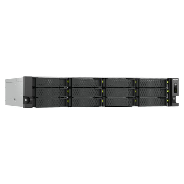 QNAP TS-H1465U-RP Opslagserver Rack (2U) 8 GB DDR5 0 TB QNAP QTS Zwart (TS-H1465U-RP-8G) QNAP TS-H1465U-RP Opslagserver Rack (2U) 8 GB DDR5 0 TB QNAP QTS Zwart (TS-H1465U-RP-8G)