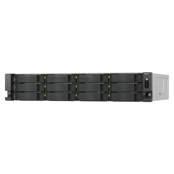 QNAP TS-H1465U-RP Opslagserver Rack (2U) 8 GB DDR5 0 TB QNAP QTS Zwart (TS-H1465U-RP-8G) QNAP TS-H1465U-RP Opslagserver Rack (2U) 8 GB DDR5 0 TB QNAP QTS Zwart (TS-H1465U-RP-8G)