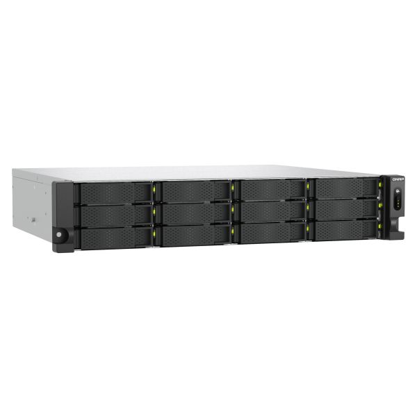 QNAP TS-H1465U-RP Opslagserver Rack (2U) 8 GB DDR5 0 TB QNAP QTS Zwart (TS-H1465U-RP-8G) QNAP TS-H1465U-RP Opslagserver Rack (2U) 8 GB DDR5 0 TB QNAP QTS Zwart (TS-H1465U-RP-8G)