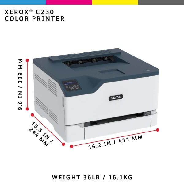 Xerox C230 A4 22 ppm draadloze dubbelzijdige printer PS3 PCL5e6/6 2 laden totaal 251 vel UK (C230V_DNIUK) Xerox C230 A4 22 ppm draadloze dubbelzijdige printer PS3 PCL5e6/6 2 laden totaal 251 vel UK (C230V_DNIUK)