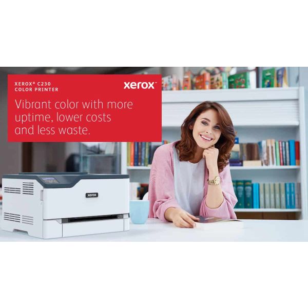Xerox C230 A4 22 ppm draadloze dubbelzijdige printer PS3 PCL5e6/6 2 laden totaal 251 vel UK (C230V_DNIUK) Xerox C230 A4 22 ppm draadloze dubbelzijdige printer PS3 PCL5e6/6 2 laden totaal 251 vel UK (C230V_DNIUK)