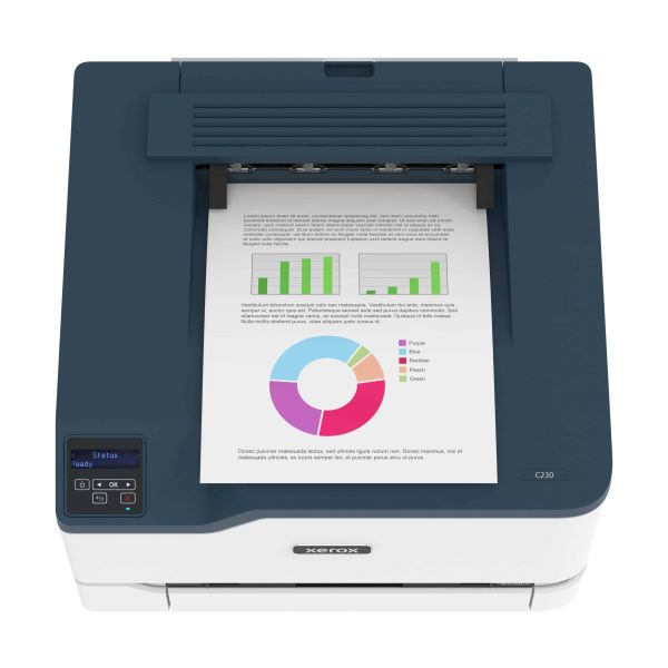 Xerox C230 A4 22 ppm draadloze dubbelzijdige printer PS3 PCL5e6/6 2 laden totaal 251 vel UK (C230V_DNIUK) Xerox C230 A4 22 ppm draadloze dubbelzijdige printer PS3 PCL5e6/6 2 laden totaal 251 vel UK (C230V_DNIUK)